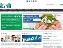 Tablet Screenshot of growthnation.com